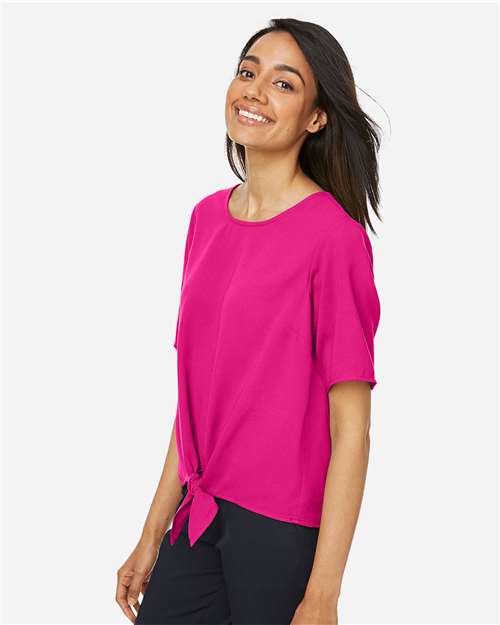 Devon & Jones Women's Perfect Fit™ Tie Front Blouse DP617W