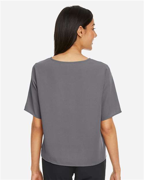 Devon & Jones Women's Perfect Fit™ Tie Front Blouse DP617W