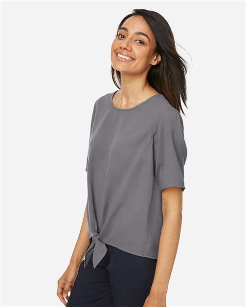 Devon & Jones Women's Perfect Fit™ Tie Front Blouse DP617W