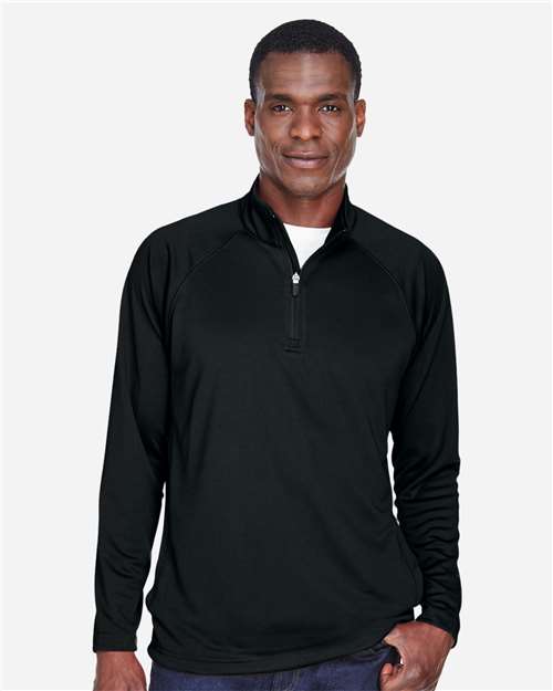 Devon & Jones Men's Stretch Tech-Shell® Compass Quarter-Zip Pullover DG440