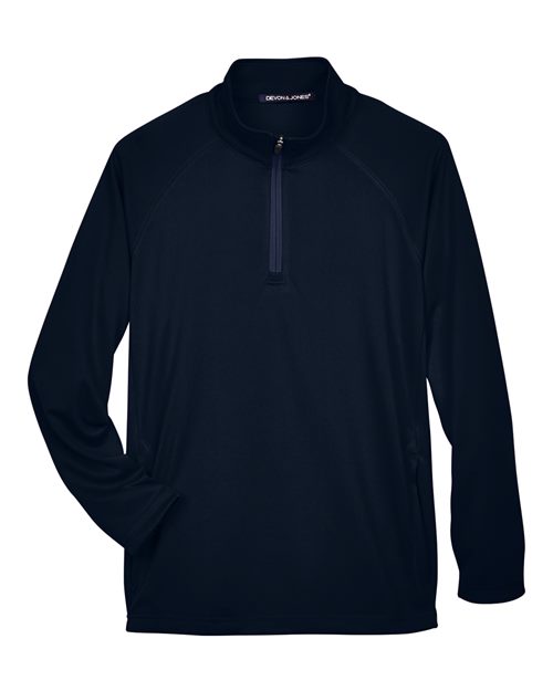 Devon & Jones Men's Stretch Tech-Shell® Compass Quarter-Zip Pullover DG440