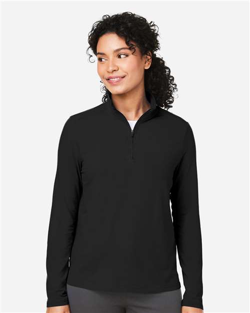 Devon & Jones Women's Raleigh Stretch Quarter-Zip Pullover DG425W