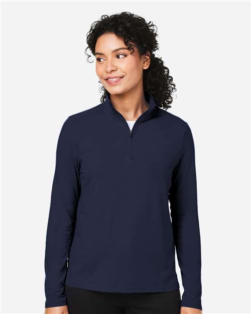 Devon & Jones Women's Raleigh Stretch Quarter-Zip Pullover DG425W