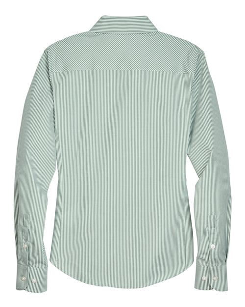 Devon & Jones Women's Crown Collection® Banker Stripe Woven Dress Shirt D645W