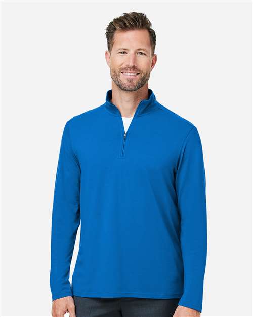 Devon & Jones Men's Raleigh Stretch Quarter-Zip Pullover DG425