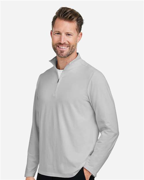 Devon & Jones Men's Raleigh Stretch Quarter-Zip Pullover DG425