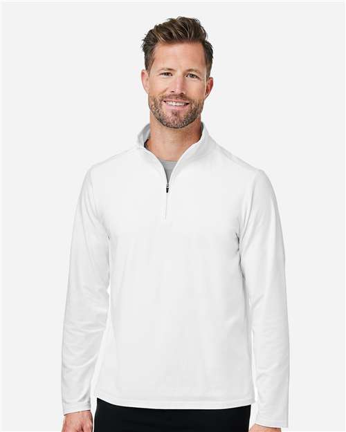 Devon & Jones Men's Raleigh Stretch Quarter-Zip Pullover DG425
