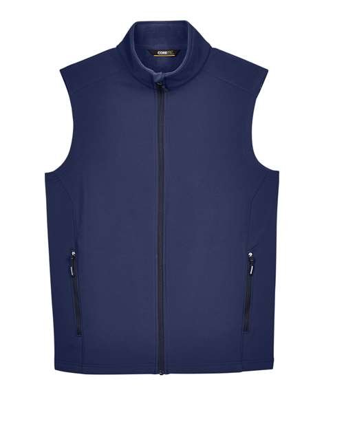 CORE365 Men's Cruise Two-Layer Fleece Bonded Soft Shell Vest CE701