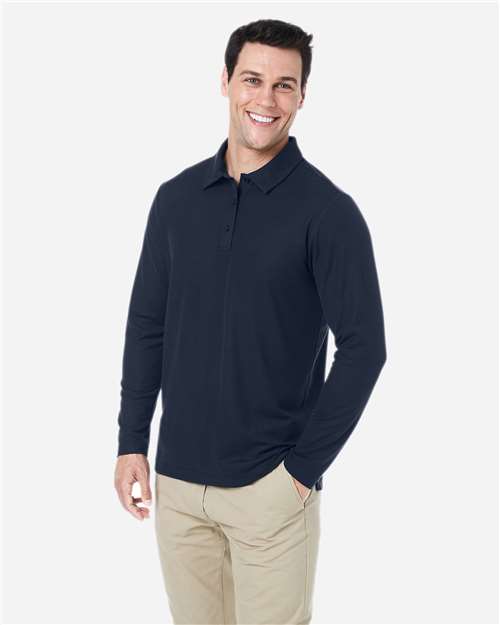 CORE365 Men's Fusion ChromaSoft™ Long Sleeve Pique Polo CE112L