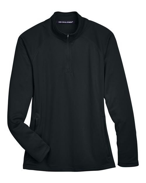 Devon & Jones Women's Stretch Tech-Shell® Compass Quarter-Zip Pullover DG440W