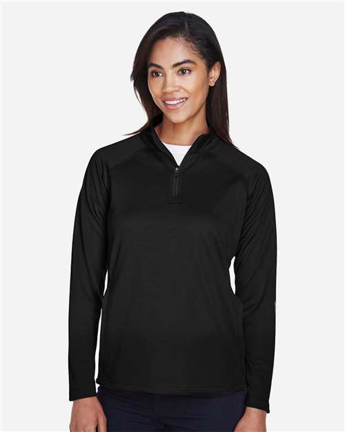 Devon & Jones Women's Stretch Tech-Shell® Compass Quarter-Zip Pullover DG440W