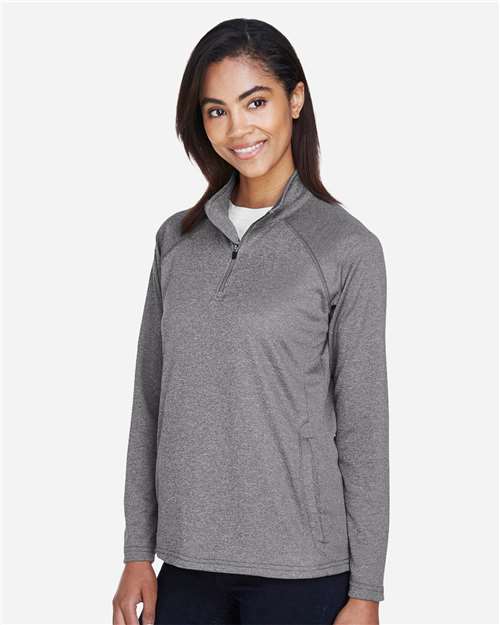 Devon & Jones Women's Stretch Tech-Shell® Compass Quarter-Zip Pullover DG440W