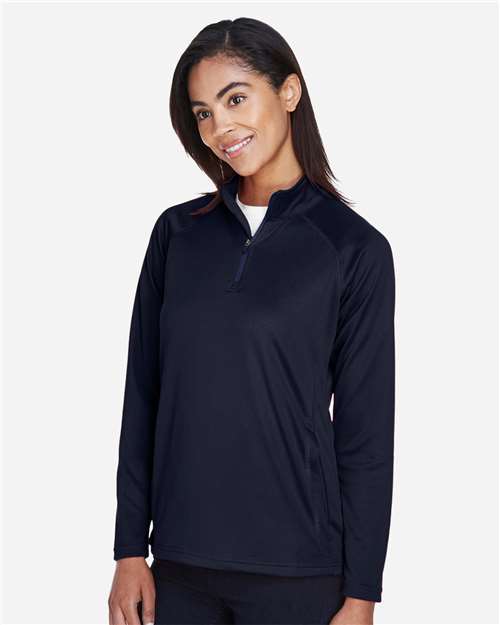 Devon & Jones Women's Stretch Tech-Shell® Compass Quarter-Zip Pullover DG440W