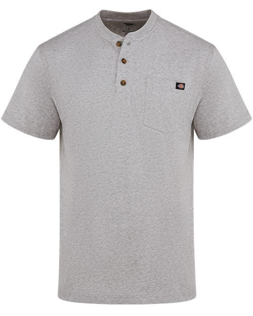 Dickies Men's Tall Heavyweight Traditional Short Sleeve Henley WS51T