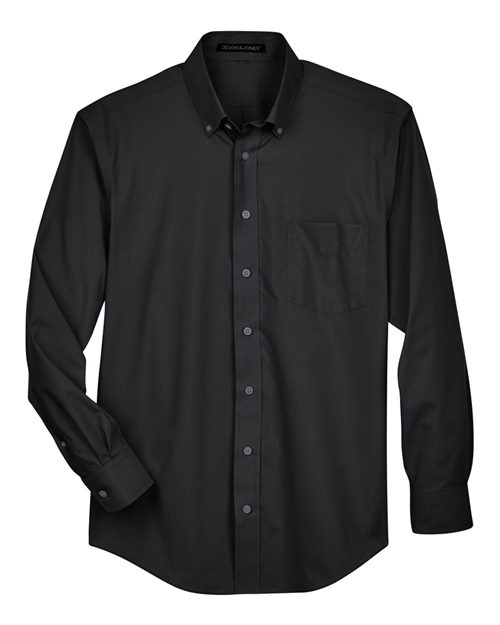 Devon & Jones Men's Tall Crown Collection® Broadcloth Woven Dress Shirt D620T