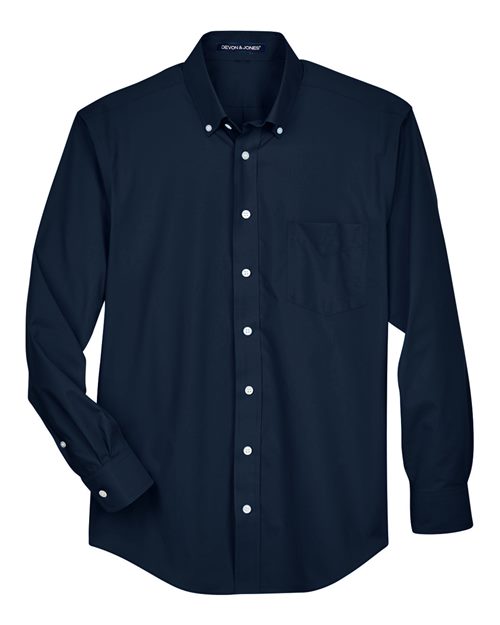 Devon & Jones Men's Tall Crown Collection® Broadcloth Woven Dress Shirt D620T