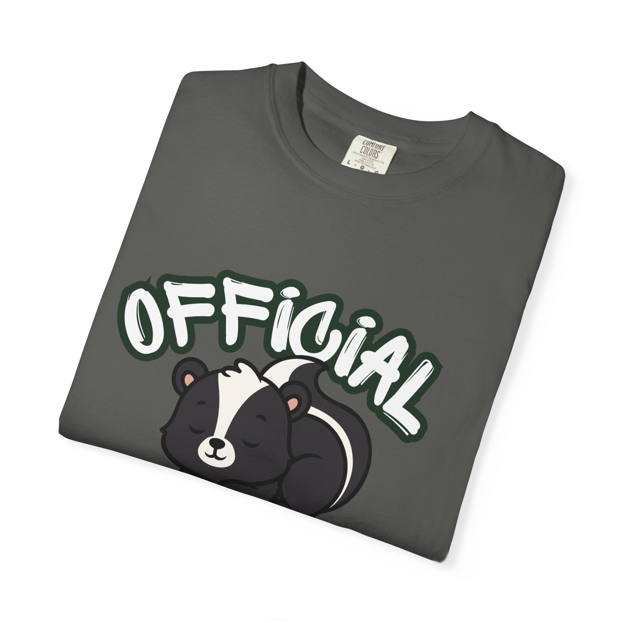 Official Nap Taker T-Shirt | Cute Sleeping Skunk Shirt | Funny Nap Lover Gift