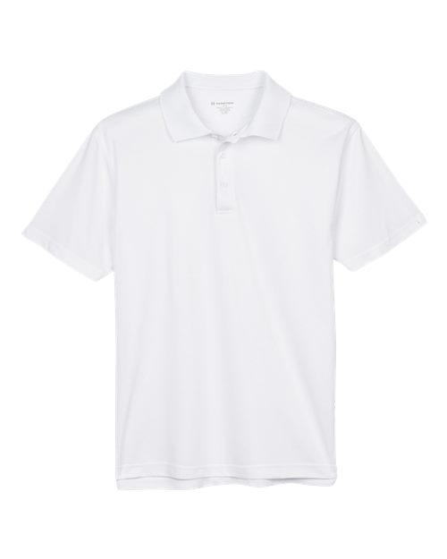 Harriton Men's Polyester Jersey Polo M315
