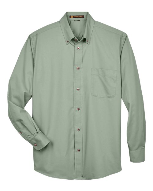 Harriton Men's Easy Blend™ Twill Shirt M500