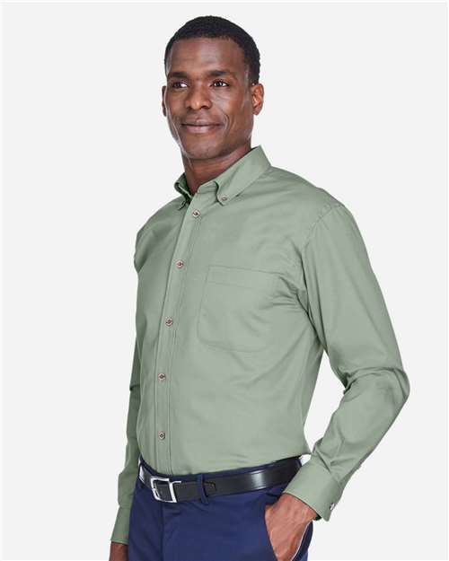 Harriton Men's Easy Blend™ Twill Shirt M500