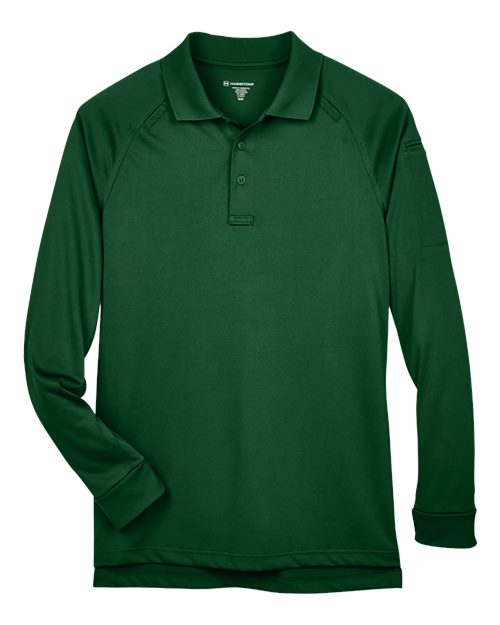 Harriton Men's Advantage Long Sleeve Tactical Polo M211L