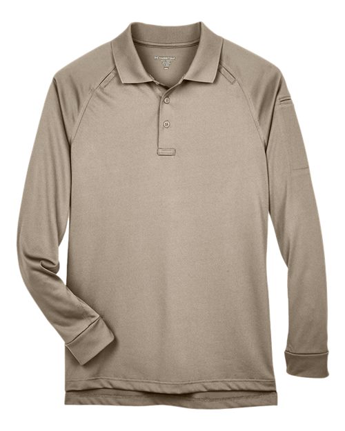 Harriton Men's Advantage Long Sleeve Tactical Polo M211L