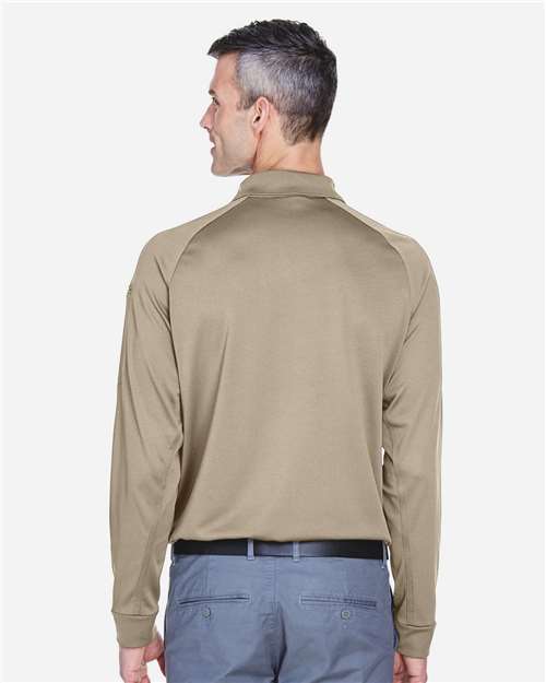 Harriton Men's Advantage Long Sleeve Tactical Polo M211L