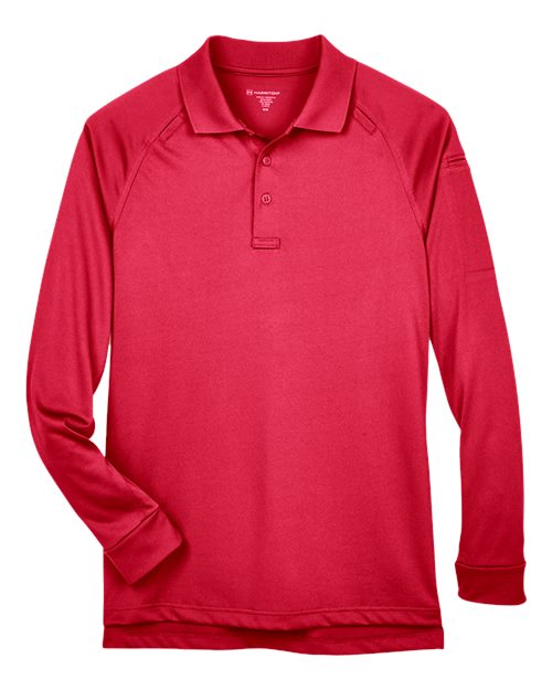 Harriton Men's Advantage Long Sleeve Tactical Polo M211L