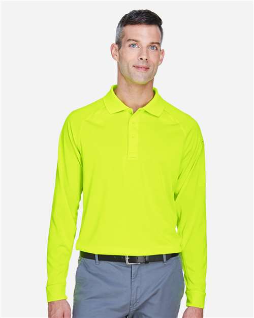 Harriton Men's Advantage Long Sleeve Tactical Polo M211L