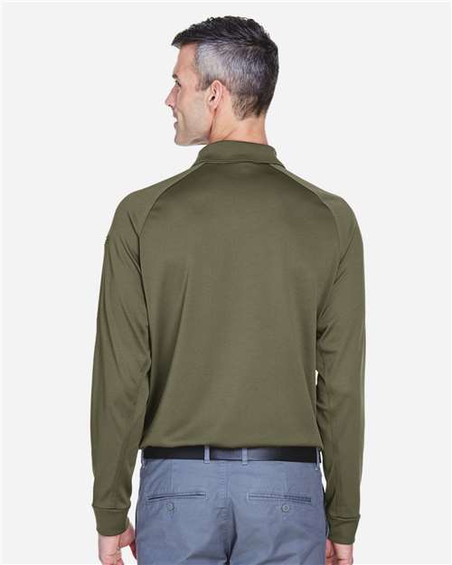 Harriton Men's Advantage Long Sleeve Tactical Polo M211L