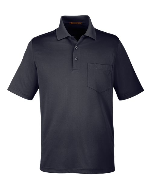 Harriton Men's Advantage Snag Protection Plus IL Pocket Polo M348P