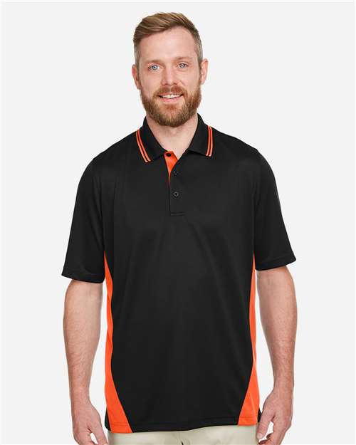 Harriton Men's Flash Snag Protection Plus IL Colorblock Polo M386