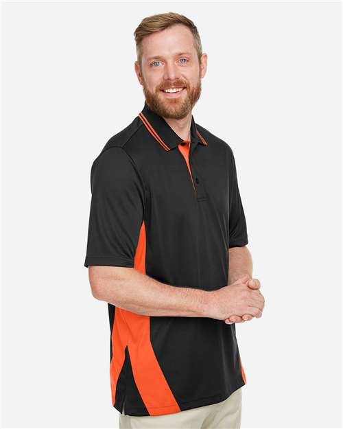 Harriton Men's Flash Snag Protection Plus IL Colorblock Polo M386