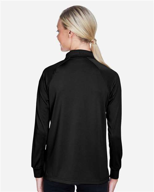Harriton Women's Advantage Long Sleeve Tactical Polo M211LW
