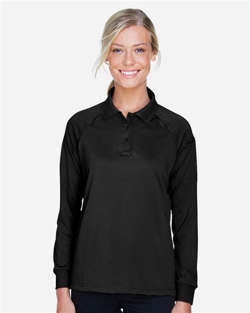 Harriton Women's Advantage Long Sleeve Tactical Polo M211LW