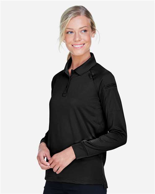 Harriton Women's Advantage Long Sleeve Tactical Polo M211LW