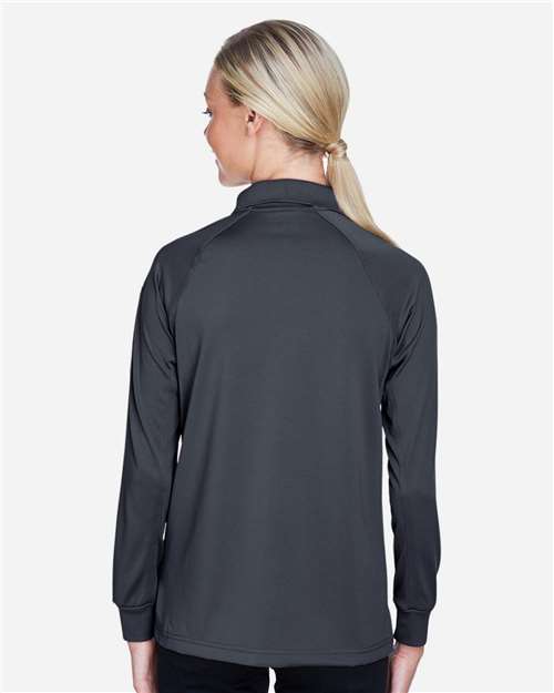 Harriton Women's Advantage Long Sleeve Tactical Polo M211LW
