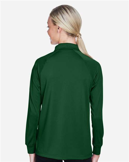 Harriton Women's Advantage Long Sleeve Tactical Polo M211LW