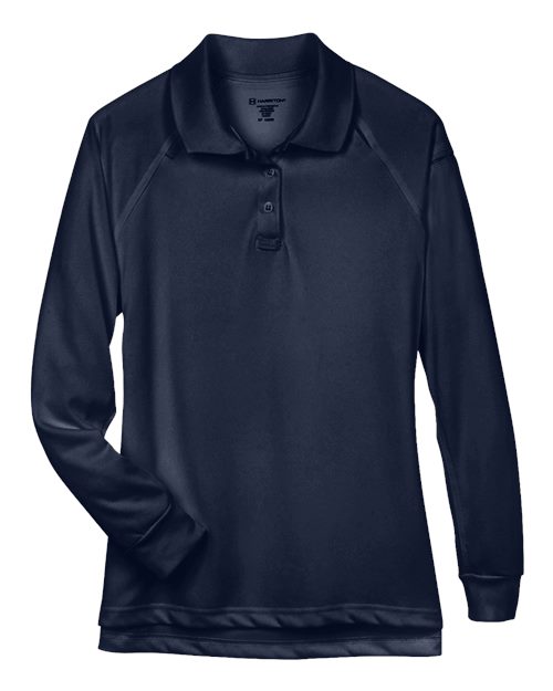 Harriton Women's Advantage Long Sleeve Tactical Polo M211LW
