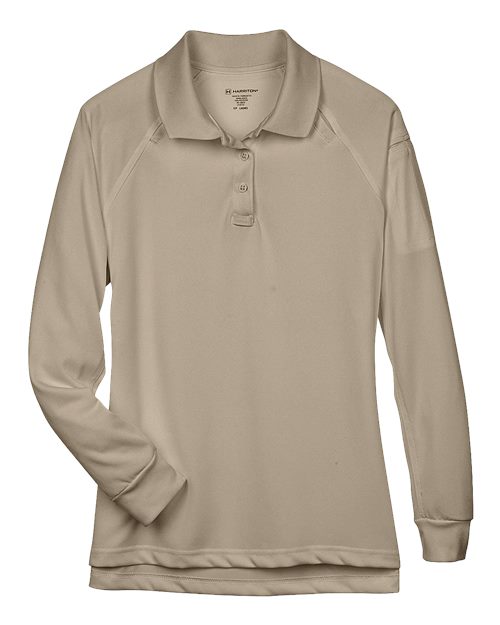 Harriton Women's Advantage Long Sleeve Tactical Polo M211LW