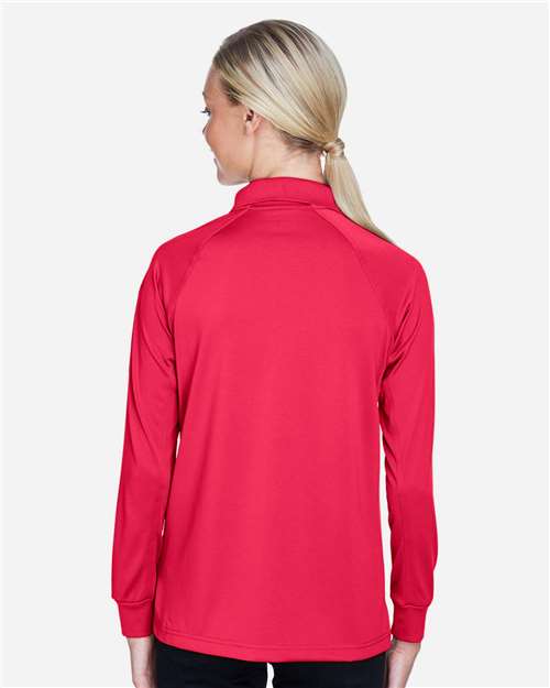 Harriton Women's Advantage Long Sleeve Tactical Polo M211LW