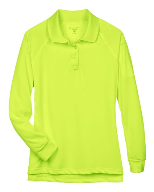 Harriton Women's Advantage Long Sleeve Tactical Polo M211LW