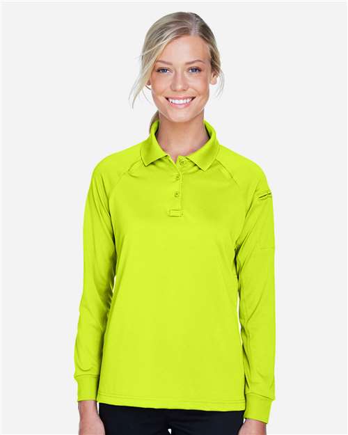 Harriton Women's Advantage Long Sleeve Tactical Polo M211LW