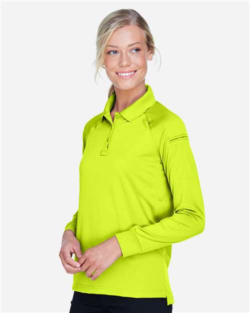 Harriton Women's Advantage Long Sleeve Tactical Polo M211LW