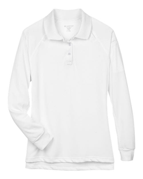 Harriton Women's Advantage Long Sleeve Tactical Polo M211LW