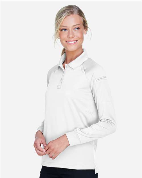 Harriton Women's Advantage Long Sleeve Tactical Polo M211LW