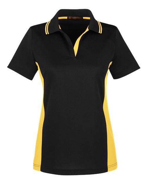 Harriton Women's Flash Snag Protection Plus IL Colorblock Polo M386W