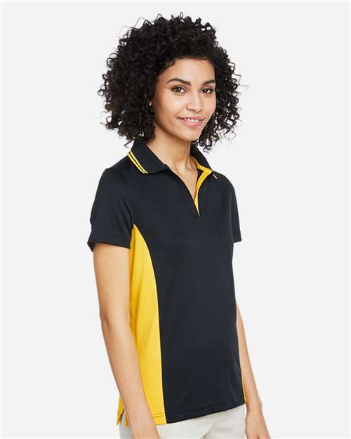 Harriton Women's Flash Snag Protection Plus IL Colorblock Polo M386W