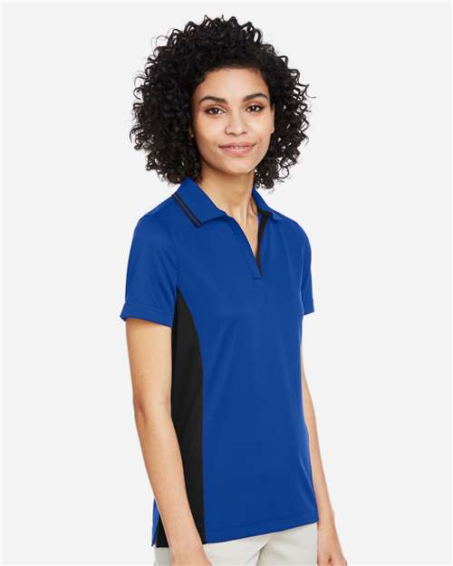 Harriton Women's Flash Snag Protection Plus IL Colorblock Polo M386W