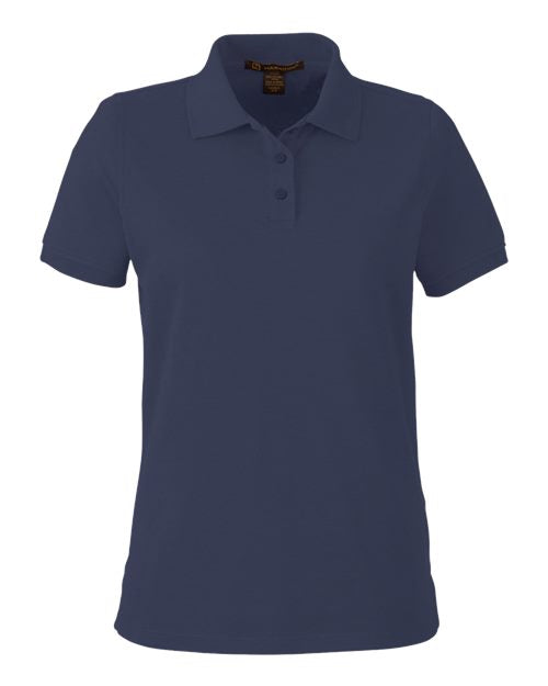 Harriton Women's Valiant Cotton Snag Protect Polo M205W